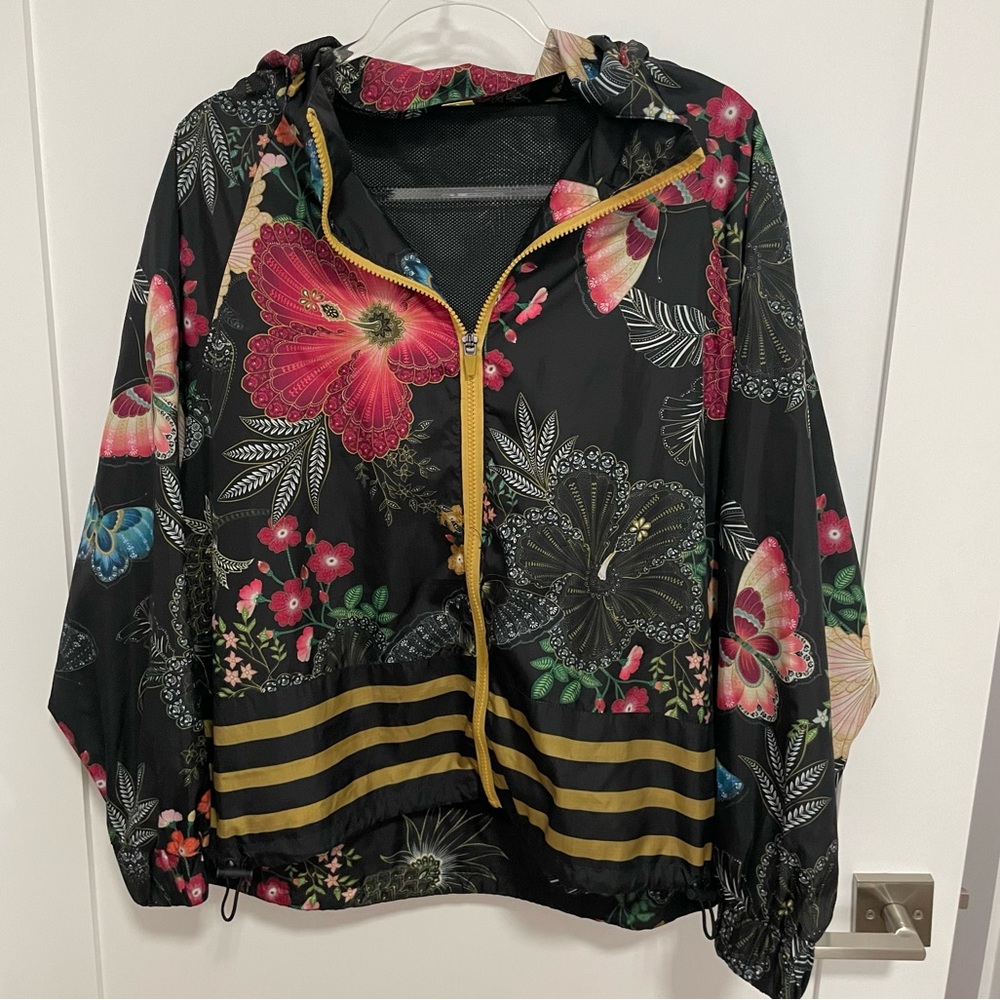 Farm Rio Windbreaker / Rain Jacket Size M